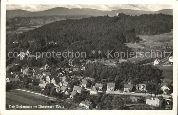 Bad Liebenstein Thueringer Wald Fliegeraufnahme