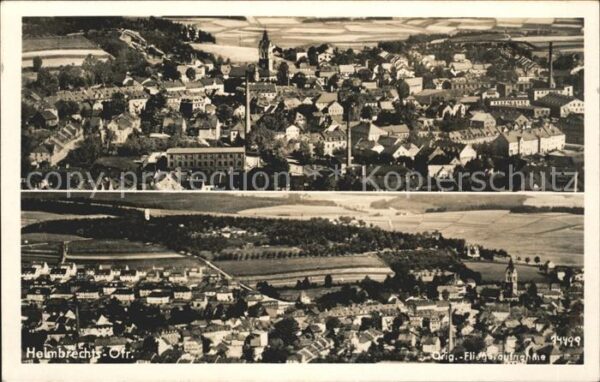 Helmbrechts Oberfranken Fliegeraufnahme