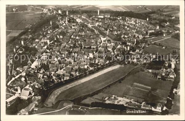Dinkelsbuehl Fliegeraufnahme