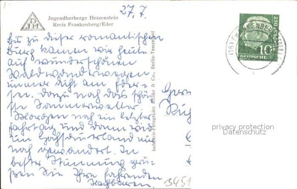 Frankenberg Eder Jugendherberge Hessens Fliegeraufnahme – Bild 2