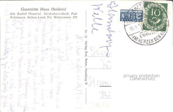 Niederhaverbeck Gasthaus Heidetal Naturschutzpark Lueneburger Heide – Bild 2