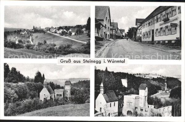 Steinegg Enzkreis im Wuermtal Teilansichten