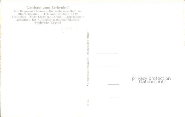 Dieringhausen Gasthaus zum Eichenhof Waldpartie Aussichtsturm – Bild 2