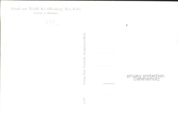 Wiehl Oberbergischer Kreis Kirche und Rathaus – Bild 2