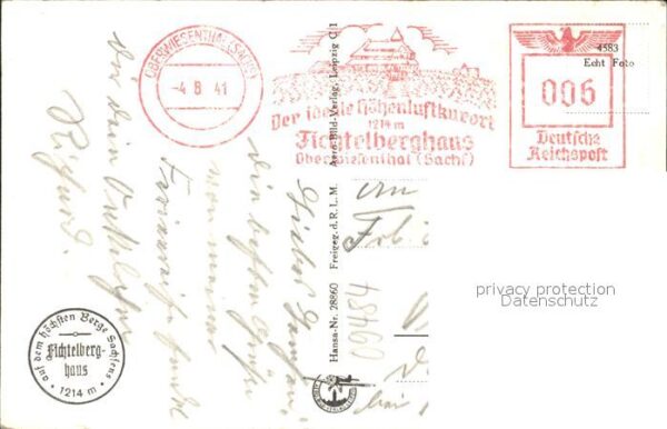 Oberwiesenthal Erzgebirge Berghaus Fichtelberg Fliegeraufnahme – Bild 2
