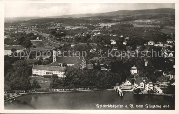 Friedrichshafen Bodensee Schlosskirche Fliegeraufnahme