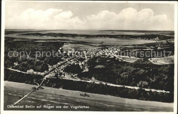 Sellin Ruegen aus der Vogelschau