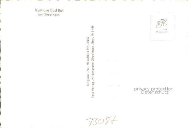 Bad Boll Kurhaus Fliegeraufnahme – Bild 2