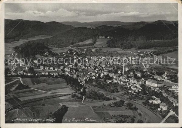 Laasphe Luftkurort Fliegeraufnahme