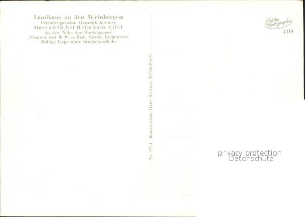 Hasenfeld Landhaus zu den Weinbergen Pension – Bild 2