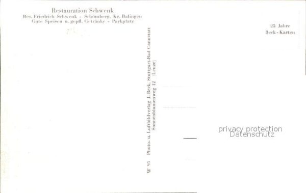 Schoemberg-Schoerzingen Blick vom Stausee Restauration Schwenk Gasthaus – Bild 2