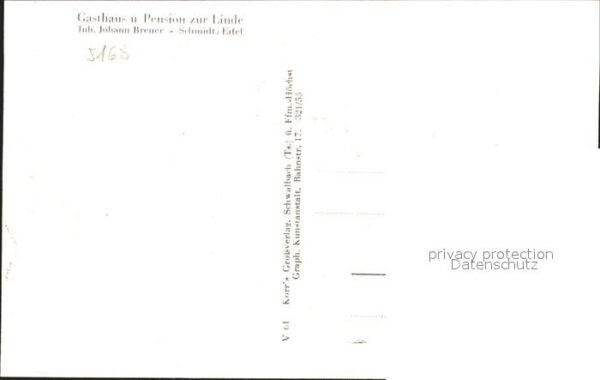 Schmidt Gasthaus Pension zur Linde Fernsicht Ruhebank – Bild 2