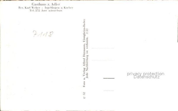 Ingelfingen Gasthaus zum Adler – Bild 2