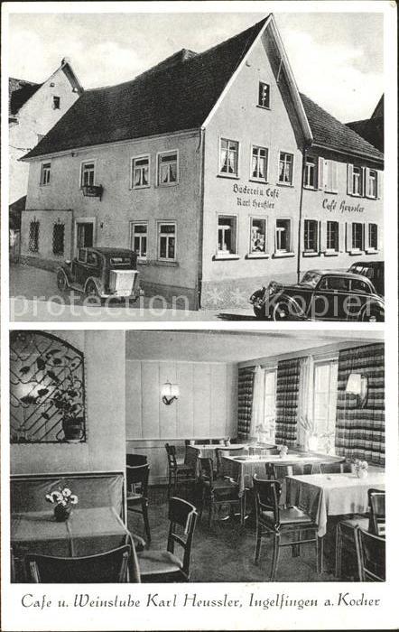 Ingelfingen Cafe Weinstube Heussler