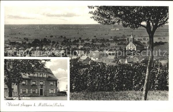 Auggen Gesamtansicht Weinort Gasthaus zum Baeren