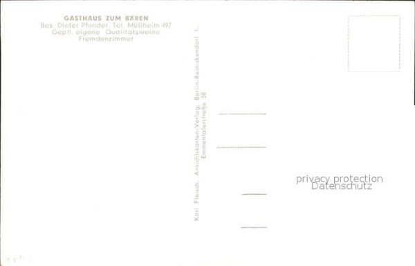 Auggen Gesamtansicht Weinort Gasthaus zum Baeren – Bild 2