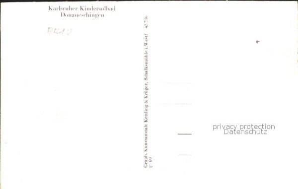 Donaueschingen Karlsruher Kindersolbad – Bild 2