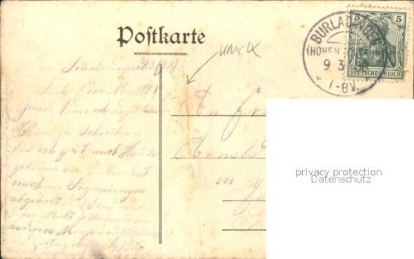 Burladingen Totalansicht Schulhaus Rathaus – Bild 2