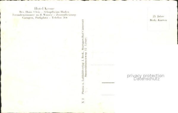 Schopfheim Gesamtansicht Hotel Krone Restaurant – Bild 2