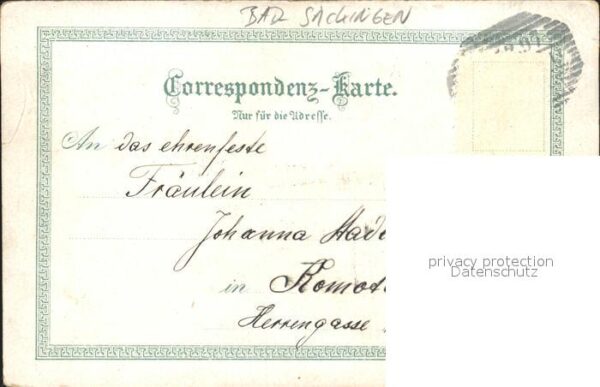 Bad Saeckingen Rhein Reiter Neujahrskarte – Bild 2