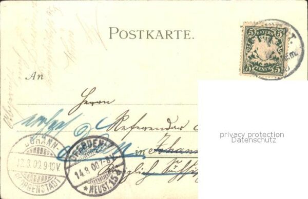 Rothenburg Tauber Kuenstlerkarte Stoeberleinsthurm – Bild 2