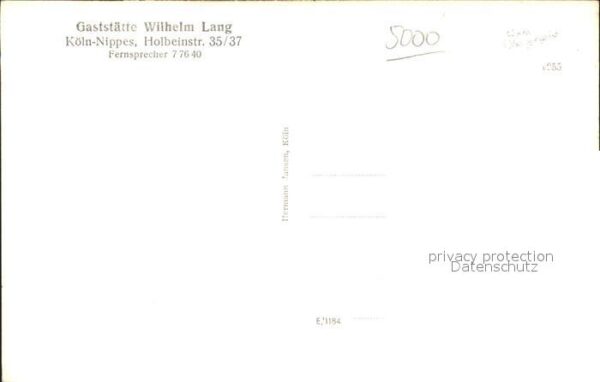 Nippes Restaurant Wilhelm Lang – Bild 2