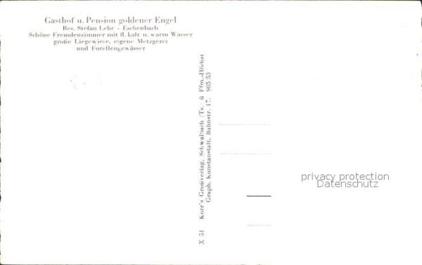 Eschenbach Wuerttemberg Gasthaus Pension Goldener Engel – Bild 2