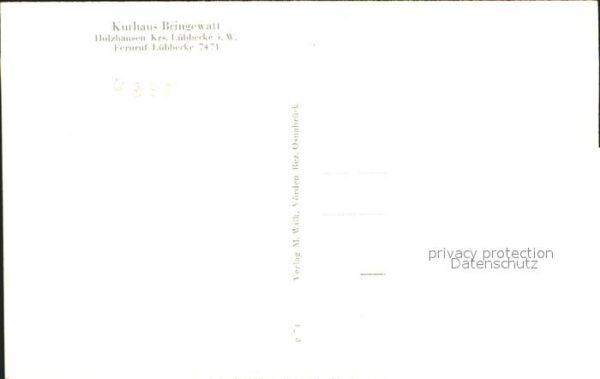 Holzhausen Luebbecke Kurhaus Bringewatt – Bild 2