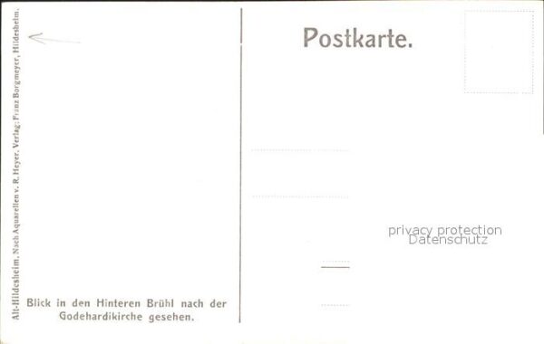 Hildesheim Kuenstlerkarte Hinterer Bruehl – Bild 2