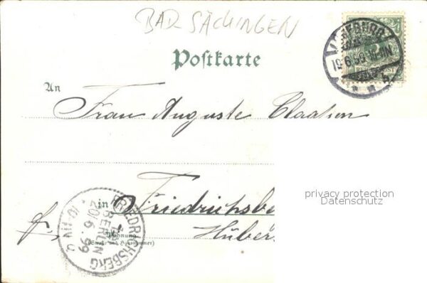 Bad Saeckingen Reiter mit Trompete am Rhein – Bild 2