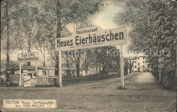 Treptow Berlin Restaurant neues Eierhaeuschen
