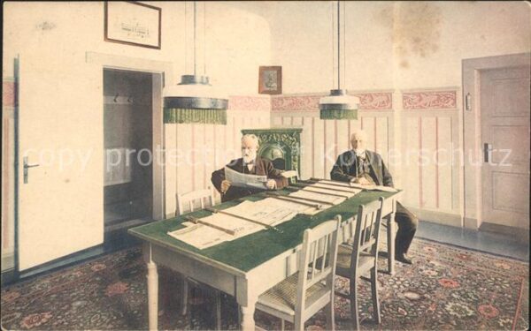 Eckernfoerde Altes- und Invalidenheim Lesezimmer