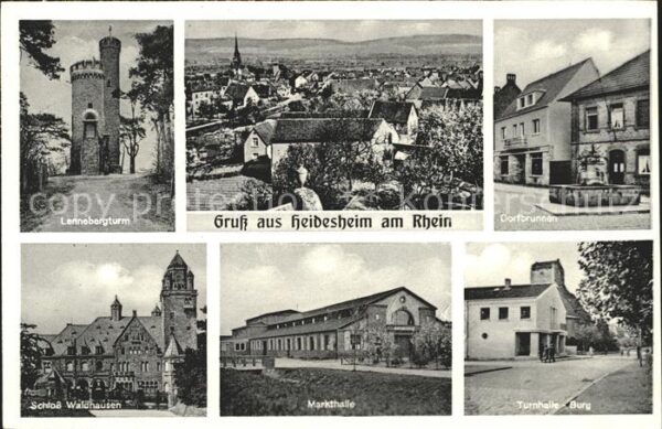 Heidesheim Lennebergturm Schloss Waldhausen