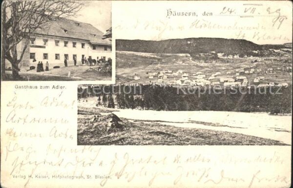 Haeusern Schwarzwald Gasthaus zum Adler