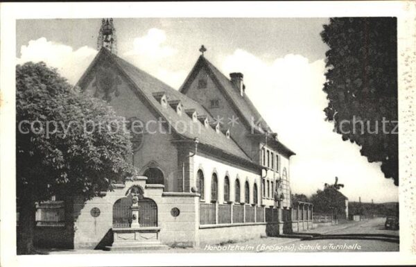 Herbolzheim Breisgau Schule und Turnhalle
