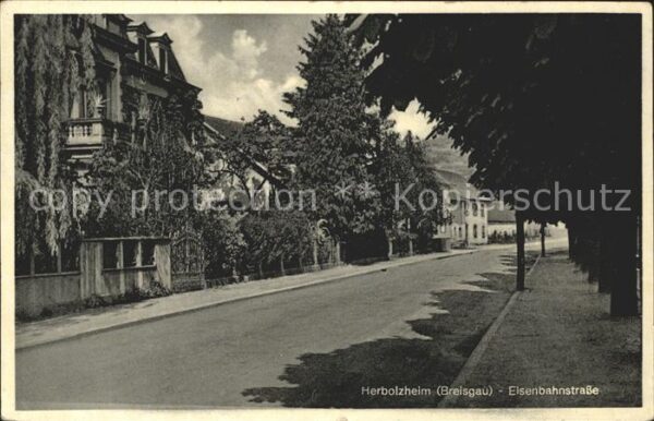 Herbolzheim Breisgau Eisenbahnstrasse