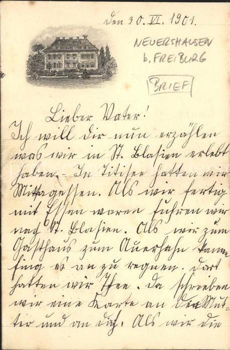 Neuershausen Brief