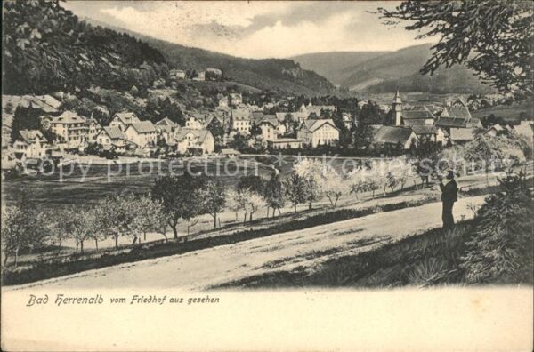 Herrenalb Bad Herrenalb von Friedhof aus gesehen