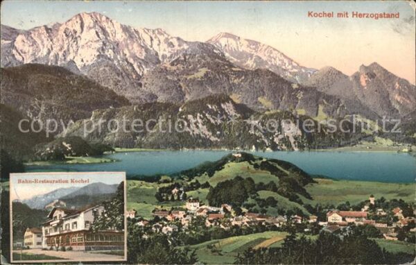 Kochel See Herzogstand Bahn-Restauration