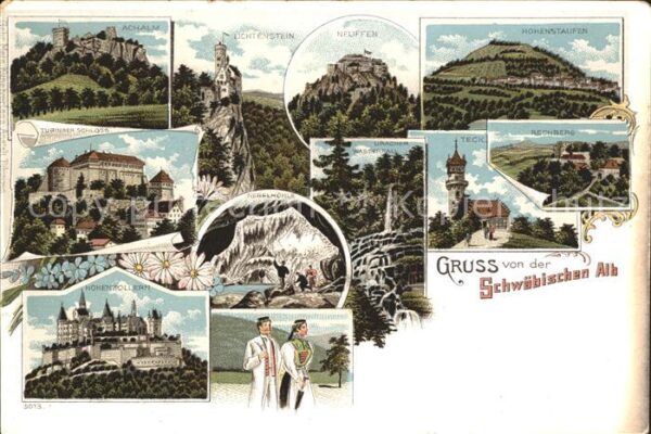 Schwaebische Alb Hohenzollern Rechberg Neuffen Lichtenstein