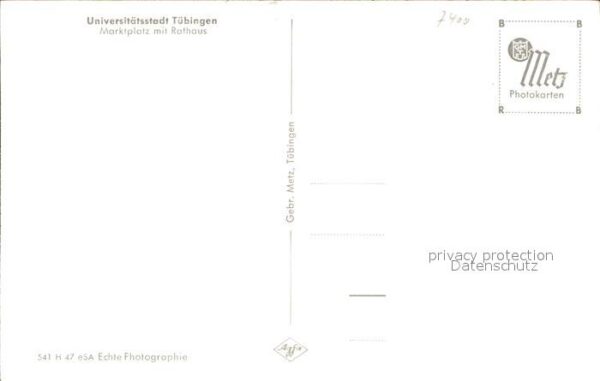 Tuebingen Marktplatz Rathaus – Bild 2