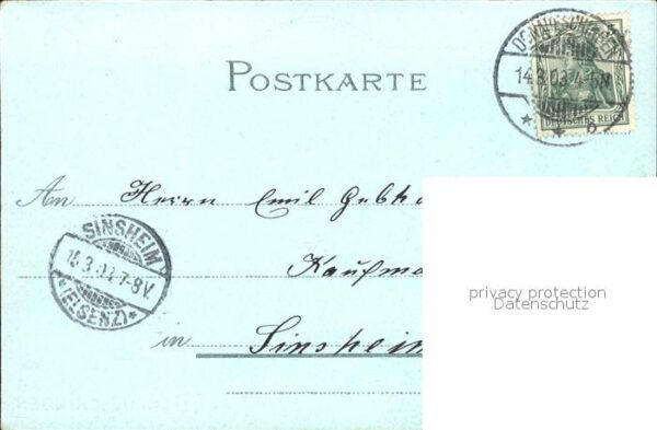 Donaueschingen Mondscheinkarte – Bild 2