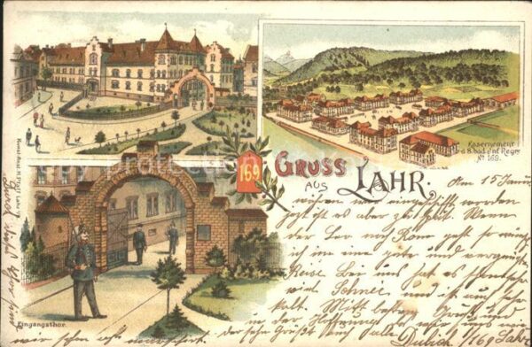 Lahr Schwarzwald Eingangsthor Kasernement