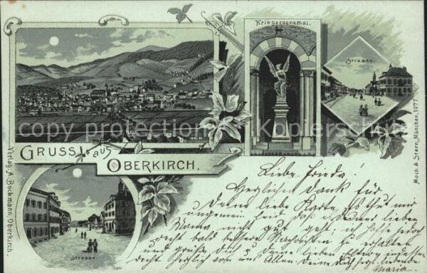 Oberkirch Baden Kriegerdenkmal Strasse