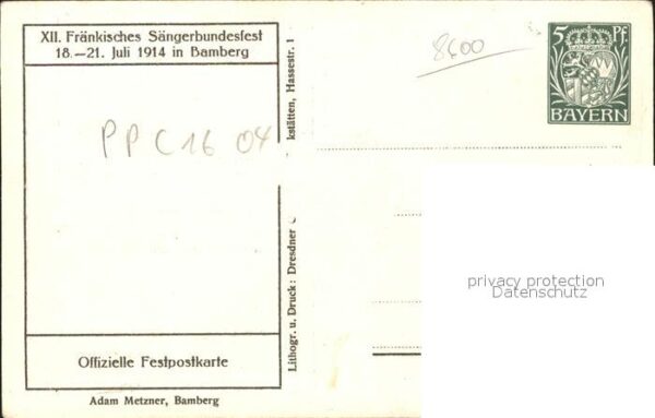 Bamberg XII Fraenkisches Saengerbundesfest – Bild 2