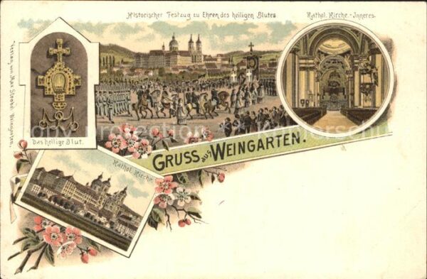 Weingarten Wuerttemberg Historischer Festzug zu Ehren des heiligen Blutes Kathol