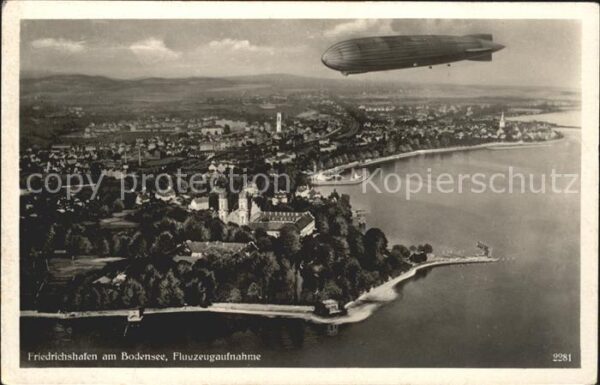 Friedrichshafen Bodensee Fliegeraufnahme