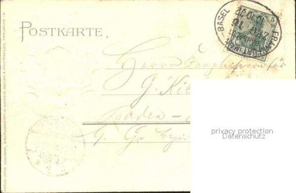 Karlsruhe Baden Bahnpost Denkmal Kaiser Wilhelm – Bild 2