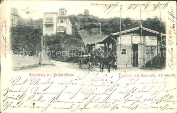 Karlsruhe Baden Thurmberg Drahtseilbahn