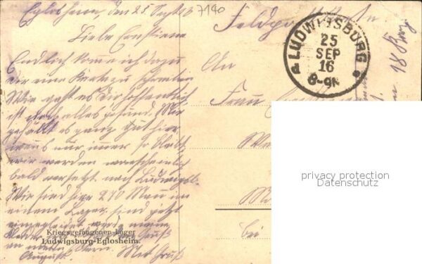 Ludwigsburg Wuerttemberg Kriegsgefangenen Lager – Bild 2